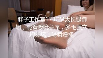  胖子工作室173CM大长腿御姐，跪着吸吮舔屌，多毛骚穴埋头舔，骑乘爆插