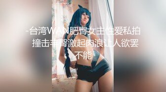 -台湾WAN肥臀女主性爱私拍  撞击丰臀激起肉浪让人欲罢不能