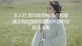 主人好,我叫陈雨桐,现在我要展示我的胸部和阴部并自慰给我主人看