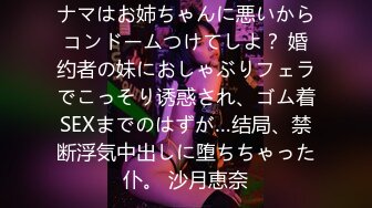 ナマはお姉ちゃんに悪いからコンドームつけてしよ？ 婚约者の妹におしゃぶりフェラでこっそり诱惑され、ゴム着SEXまでのはずが…结局、禁断浮気中出しに堕ちちゃった仆。 沙月恵奈