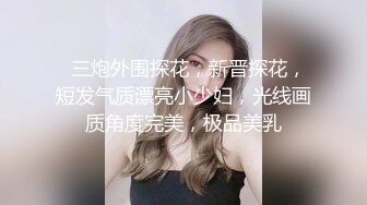   三炮外围探花，新晋探花，短发气质漂亮小少妇，光线画质角度完美，极品美乳