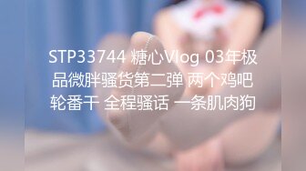 STP33744 糖心Vlog 03年极品微胖骚货第二弹 两个鸡吧轮番干 全程骚话 一条肌肉狗