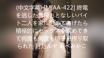 (中文字幕) [MIAA-422] 終電を逃した普段おとなしいバイト二人を家に泊めてあげたら積極的にセックスを求めてきて何度も何度も精子を搾り取られた 月乃ルナ あべみかこ